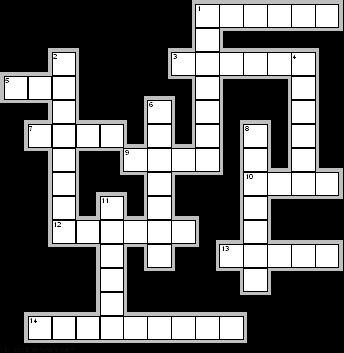 Crossword on April Astronomy Crossword   The Sky This Month